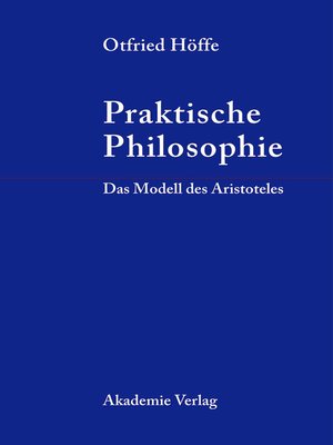 cover image of Praktische Philosophie